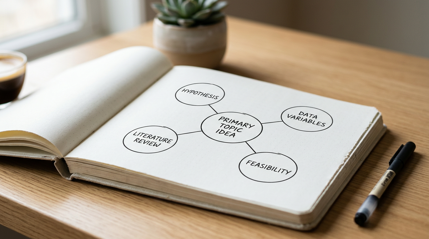 Student struggling with research topic selection